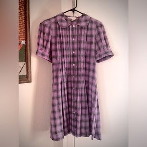 See By Chloe plaid cotton dress